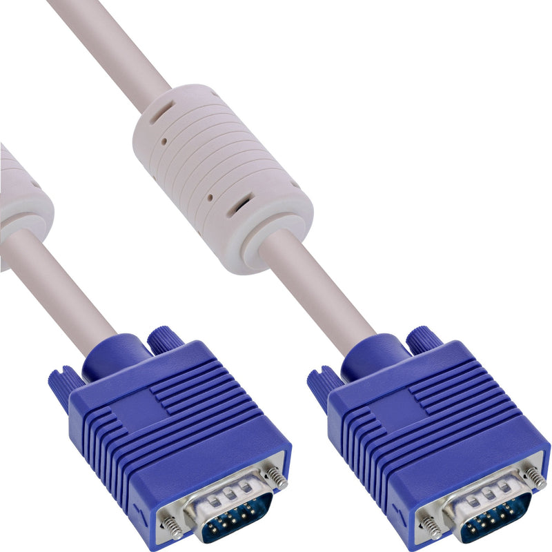 Inline Cable S-VGA 15 HD Male a Male Grey 0,5M