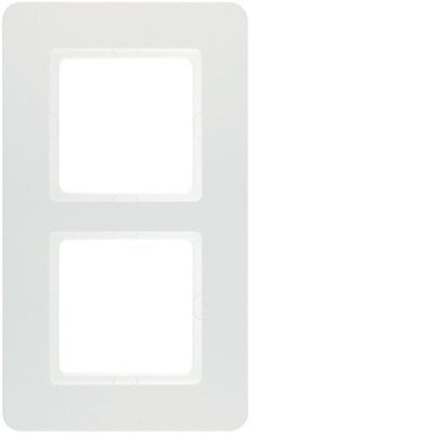 Berker 10126189 Frame 2VÍAS, Q.7, White Polar Samt — image 1