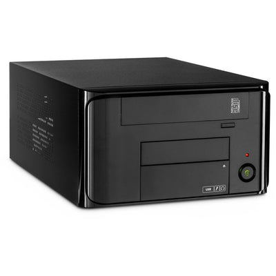 PC Case Inter-tech Mini ITX MI-008 Black 2x USB 3.0,138X220X340MM — image 1
