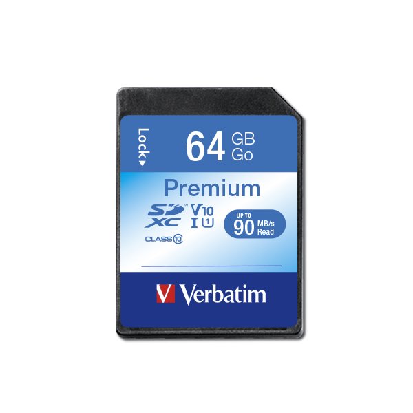 Verbatim Secure Digital 64GB Sdxc CL10 UHS-1 44024