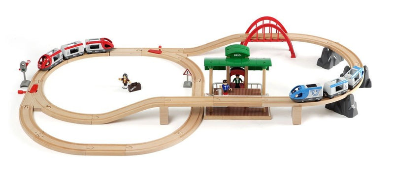 Brio World Set Tren Pasajeros Ferrocarril Large Mundo 33512