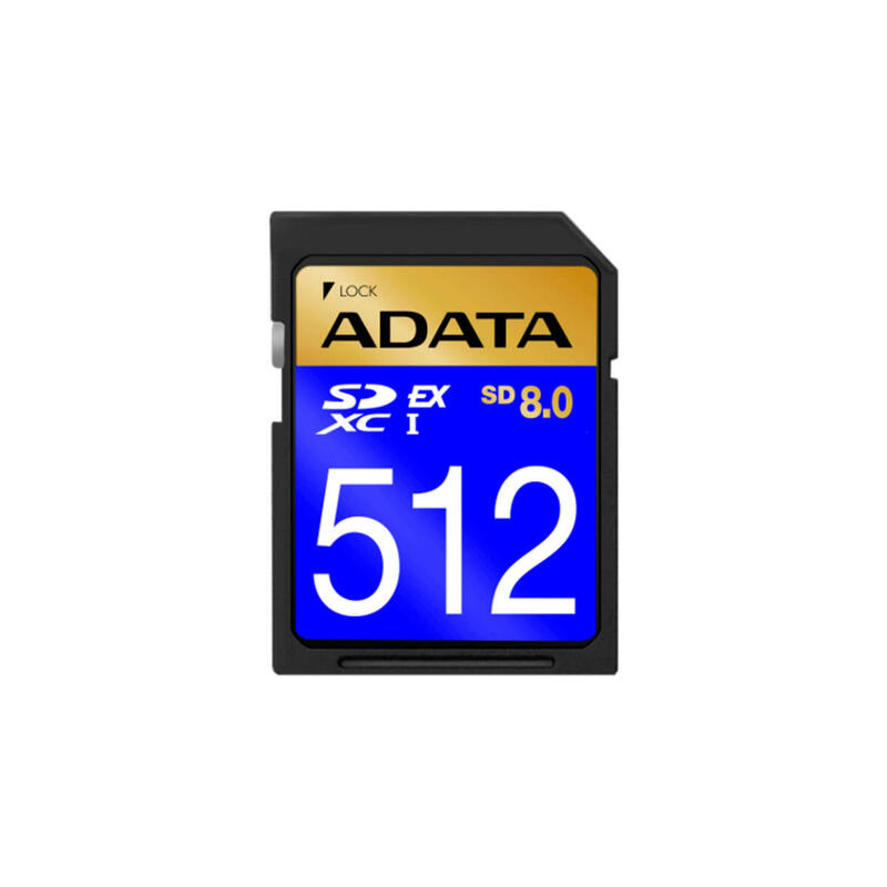 ADATA Premier Extreme Sdxc SD8.0 512GB, Memory Card Black