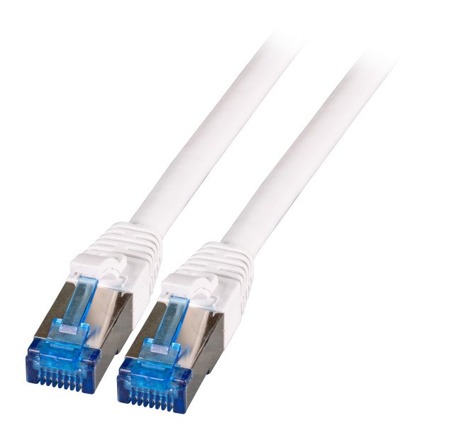 Efb RJ45 Network Cable S FTP CAT.6A Superflex Lszh White Laenge 20M 10GBIT 500MHZ 100 Prozent Kupfer With CAT.