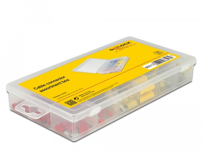 Delock Box Surtida Connectors Cable 170 Pieces Colour