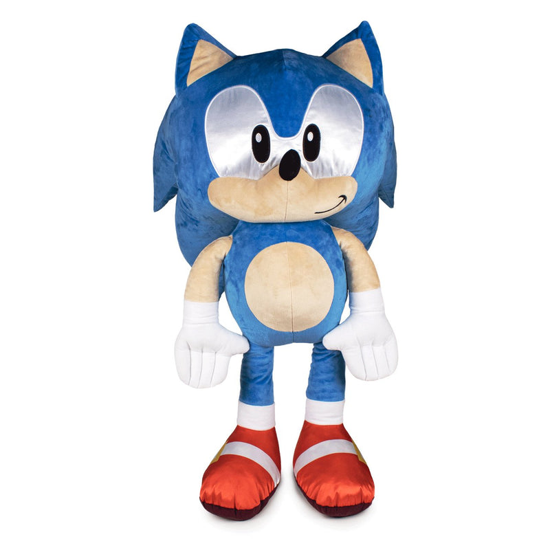 Peluche Juguete Sonic Con Zapatillas Brillantes