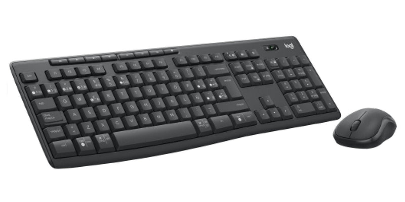 Logitech Keyboard Spanish + Mouse MK370 Combo For Business RF Wireless + Bluetooth QWERTY Graphite