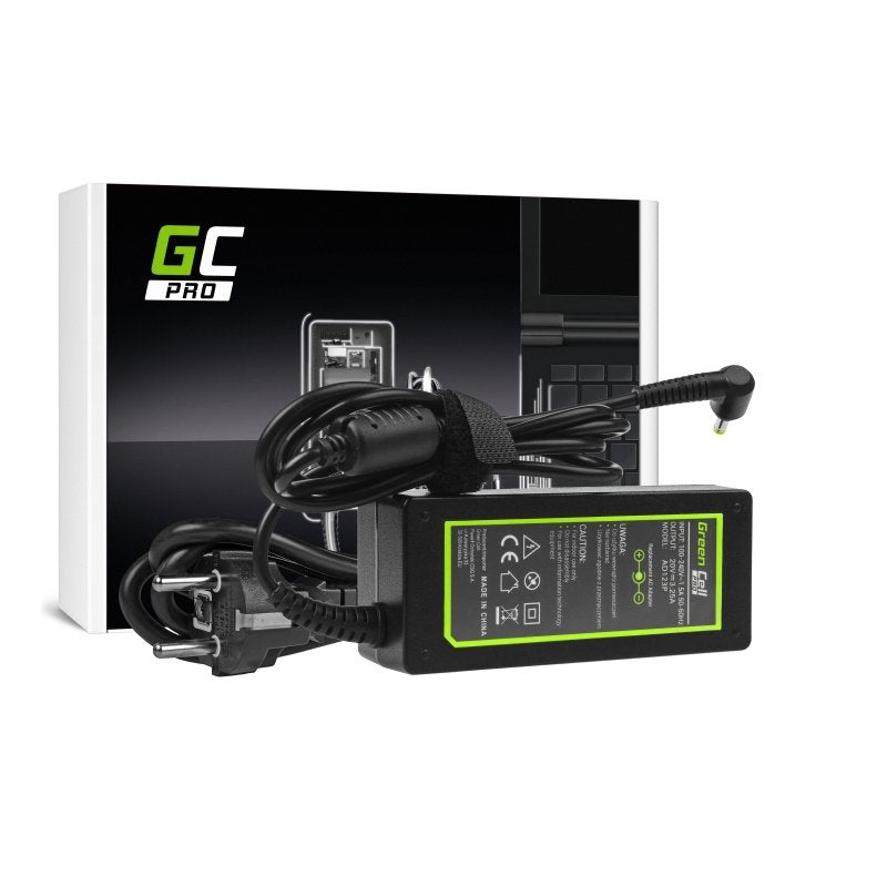 Charger Laptop Lenovo 20V 3.25A 4.0X1.7MM Greencell AD123P