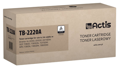 Actis Toner Compatible Brother TN-2220 - Standard - 2600 Páginas - Black — image 1