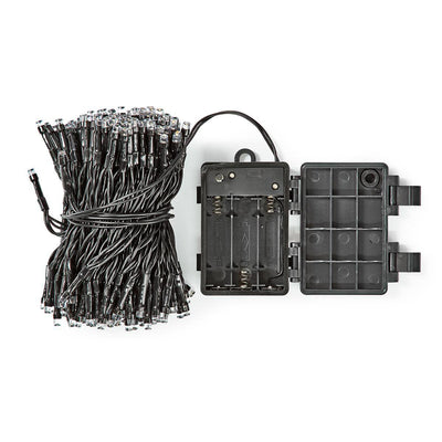 Garland a Batteries Multifuncion 96 Leds Cable Black Light White Calido 7,5M — image 1
