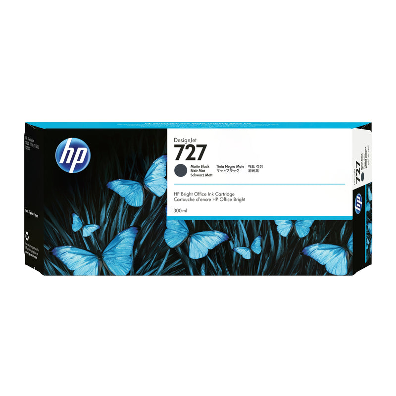 HP Genuine Ink Designjet 727 Black Matte 300ML