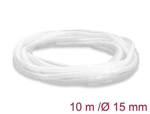 Delock Hose Espiral 15MM Diámetro 10M Transparent — image 1