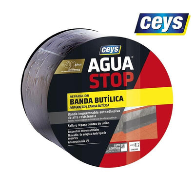 Ceys Aguastop Band Imp. Butilo Grey 10CM X 10M 901005 — image 1