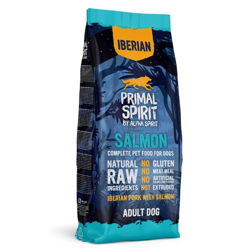 Primal Spirit Alimento Semihúmedo Perros Iberian 70% Salmón 12KG