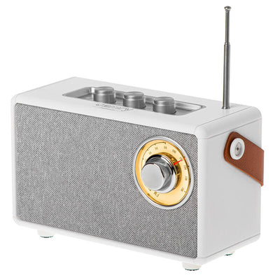Camry Bluetooth Speaker With Radio Cr 1902W, White — image 1