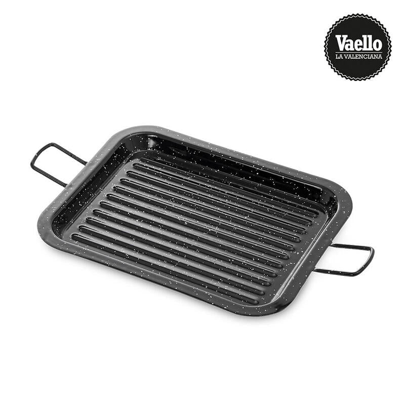 Vaello Asadora Rectangular Esmaltada 31X25CM.