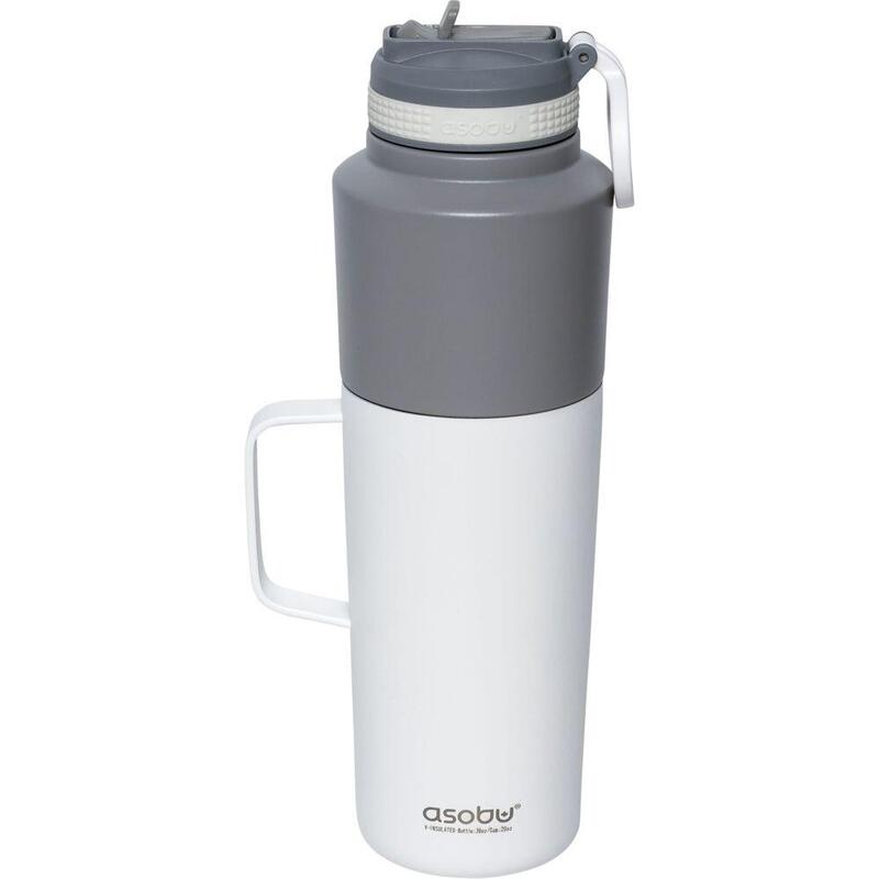 Asobu Twin Pack Bottle With Mug White 0,9 L + 0,6 L