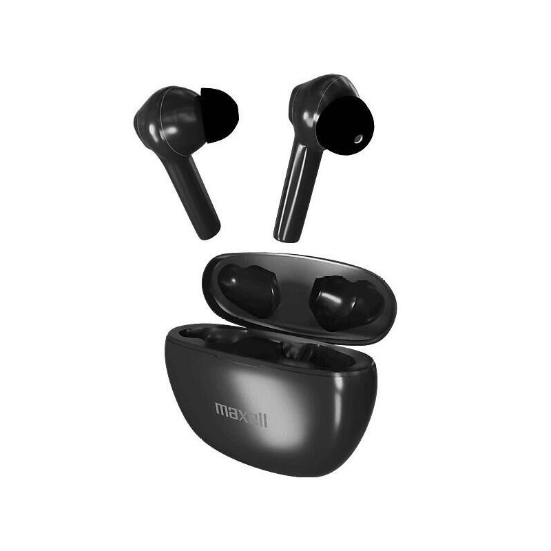 Headphones Inalámbricos Maxell Dynamic + With Case Charging Bluetooth Black