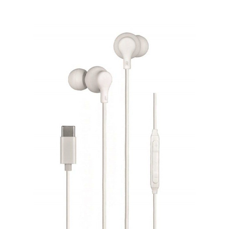 Daewoo Headphones Intrauditivos DW2016 With Microphone USB Type-c White