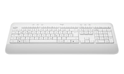 Logitech Signature K650 Wireless Keyboard Bluetooth 5.1 Qwertz German White Hueso — image 1