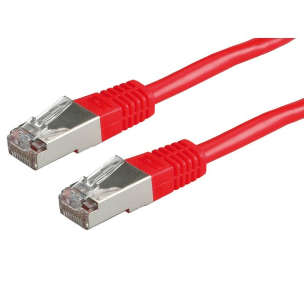 Roline Network Cable KAT.5E Class D S FTP Red 5M