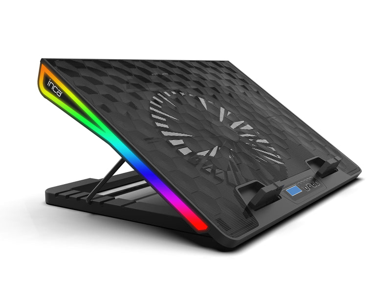Inca Base Refrigeracion Arrax Ser.big Fan, RGB Frame, LCD PAN,7 RGB Mode
