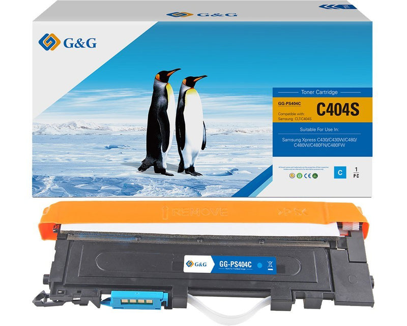 G&g Toner Compatible With Samsung CLT-C404S/ HP ST966A