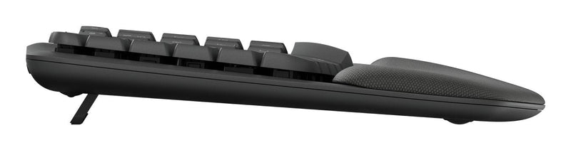 Logitech Keyboard Spanish Ergo Series Wave Keys For Business Black