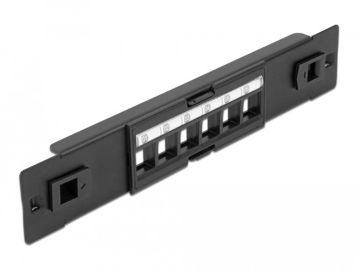 Delock 10? Keystone Patchpanel 6 Port Tool-free