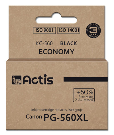 Actis Ink KC-560 Printer Canon, Spare Part PG-560XL Suprema 22ML Black Imprime 50% Más Que Oem. — image 1