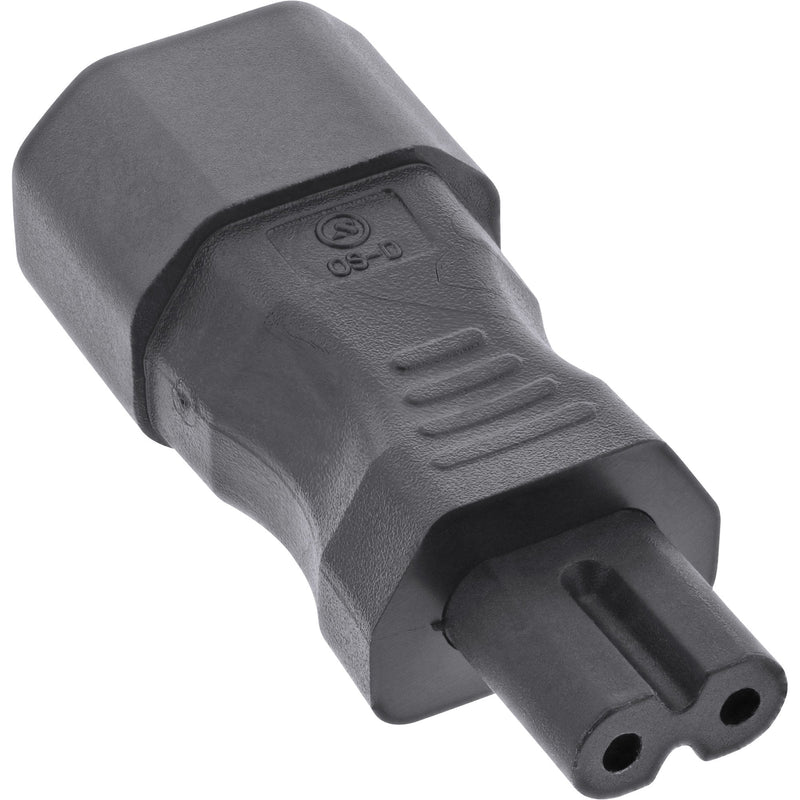 Inline Adapter Power IEC 60320 C14 / C7 3 Pines a 2 Pines