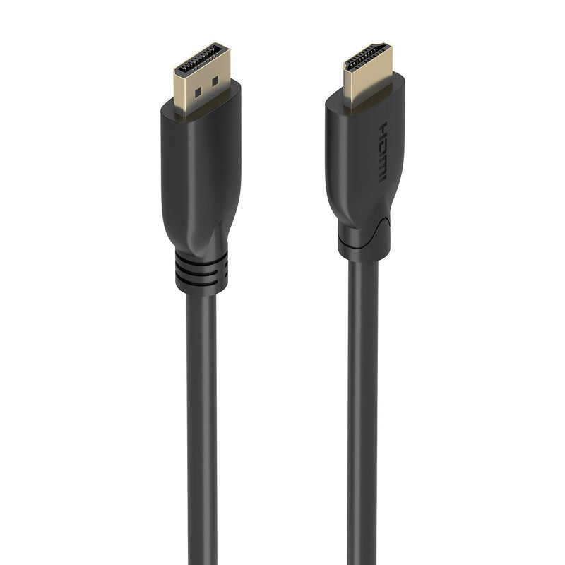 Aisens Cable Converter DisplayPort a HDMI 4K@60HZ, DP/M-hdmi/M, Black 10M