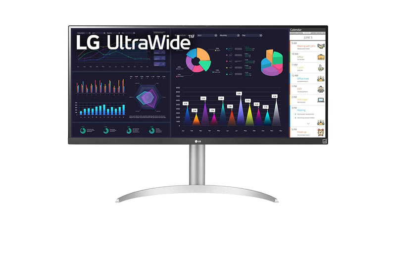 Lg 34WQ650-W Screen PC 86,4CM (34) 2560 X 1080 Pixels 4K Ultra HD LCD Silver White