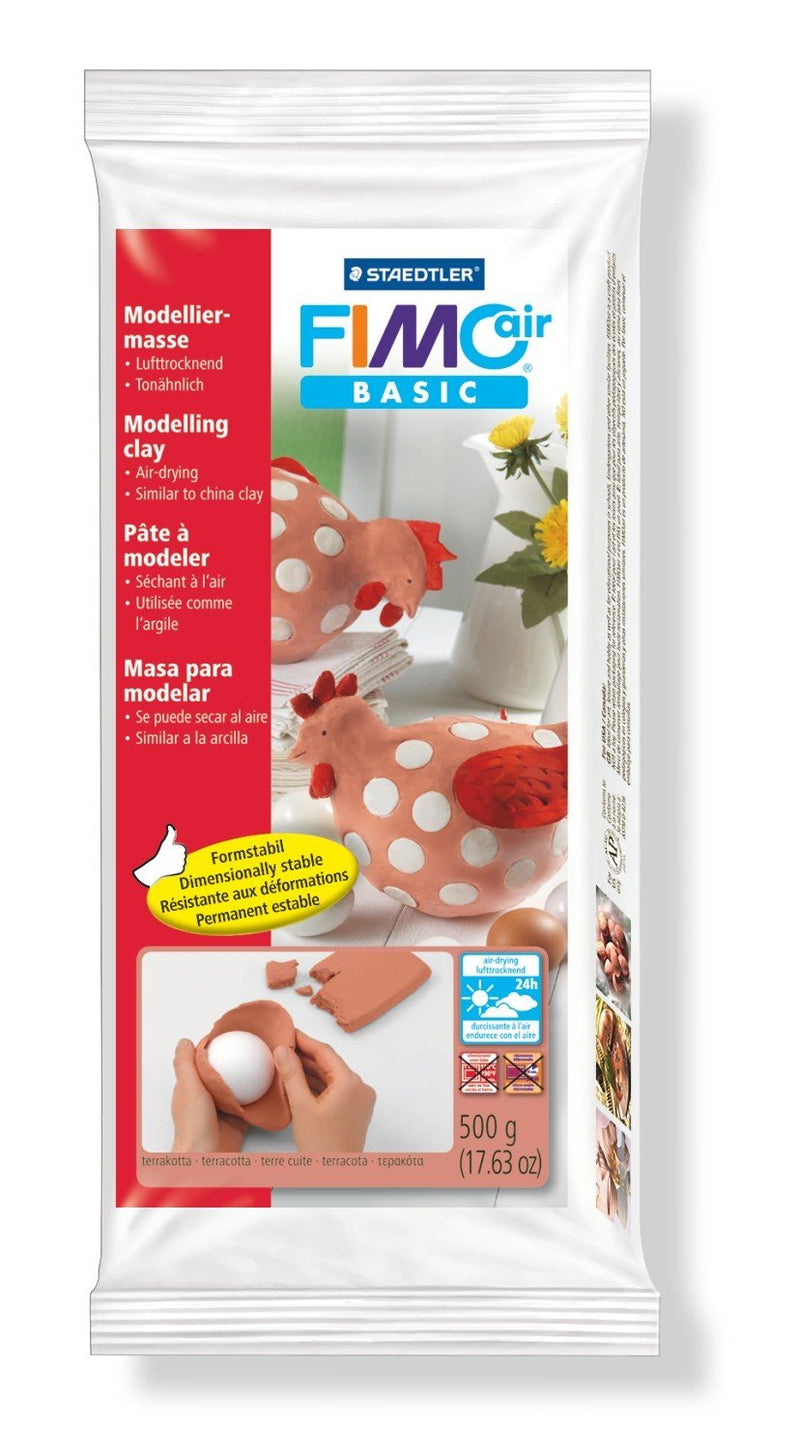 Staedtler Pasta Modelar Secado Air Fimo Air Basic/ 500G/ Terracota