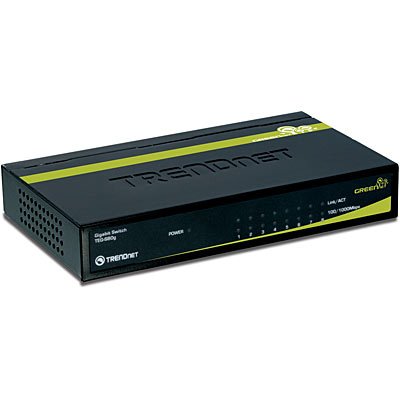 Trendnet Switch 8-PORT Gigabit Greennet /W Metal Case TEG-S80G — image 1