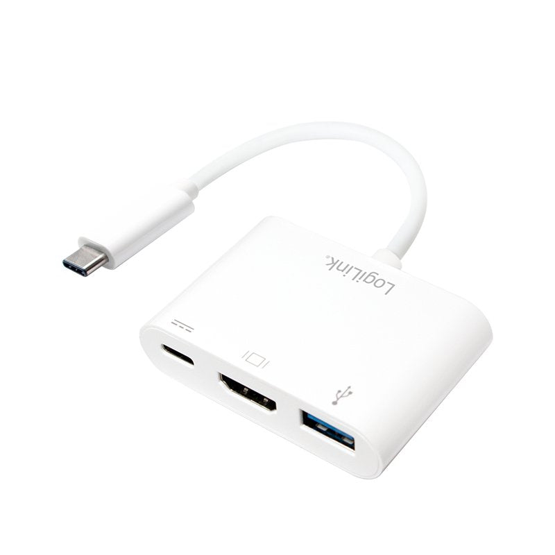 Logilink Converter USB 3.1 Type-c a HDMI + Usb, With Port Charging UA0258