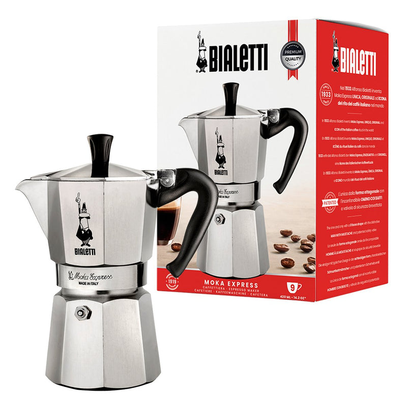 Bialetti Coffee Machine Italiana Moka Express 0,55 L Aluminium Black