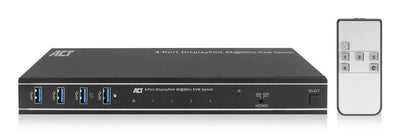 4-PORT DisplayPort 4K@60HZ KVM Switch — image 1