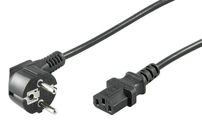 Microconnect PE010410 Cable Transmisión Black 1M CEE7/7 C13 Acoplador — image 1