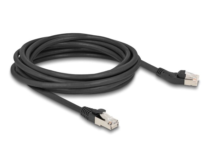 Delock RJ45 Network Cable CAT.6A S/FTP Male a Male Gerade 5M Black