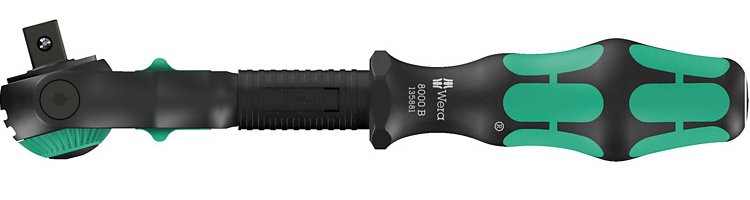 Wera 05135881001 Key Carraca 1 Pieces Black Green