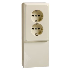 Elso Renovación Ap Schuko 515500 2VÍAS With Frame White Perla