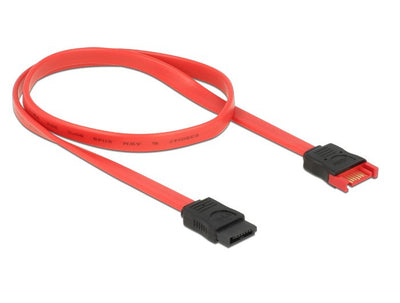 Delock Cable SATA 6GB/S Extension 50CM Red — image 1