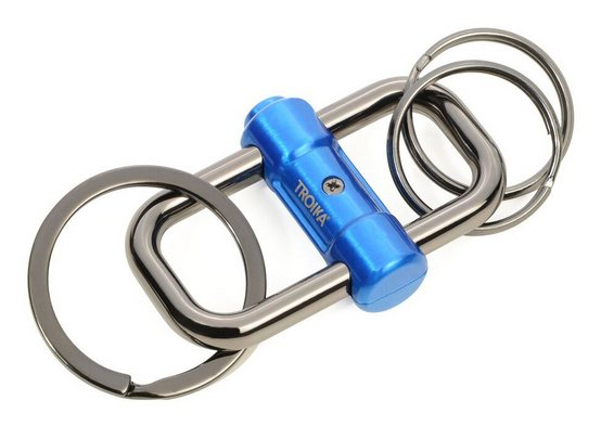 Troika Keyring 2-WAY Key Blue