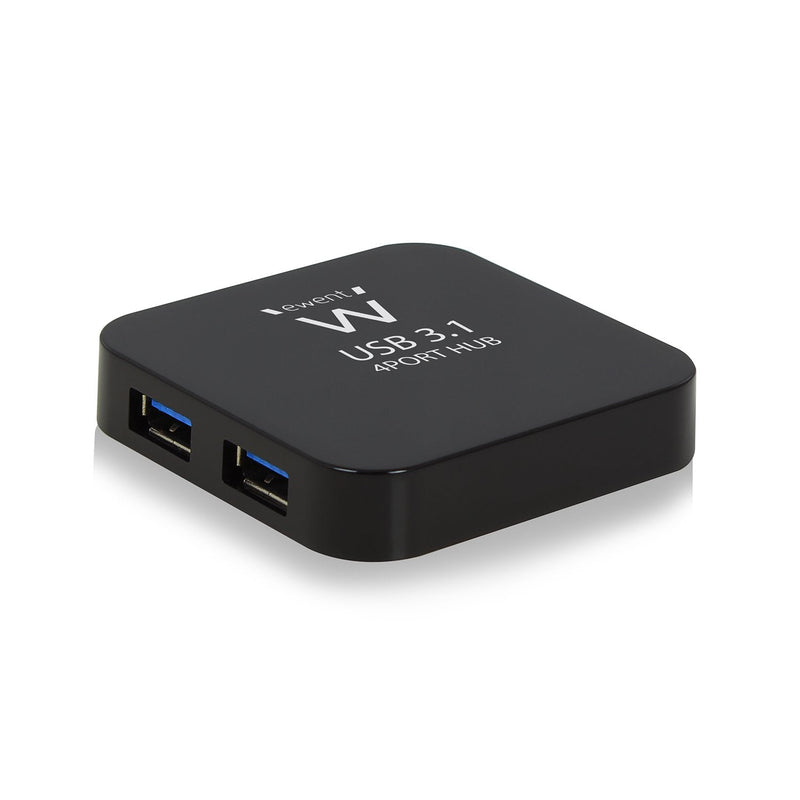 Ewent USB 3.1 Gen 1 Hub 4 Ports Highspeed AC Powered Ewent EW1134, USB 3.1 (3.1 Gen 2) Type-a, USB 3.0 (3.1 Ge