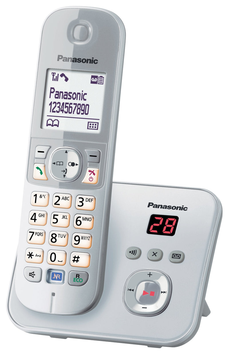 Panasonic KX-TG6821GS Phone Dect Silver Identificador Llamadas