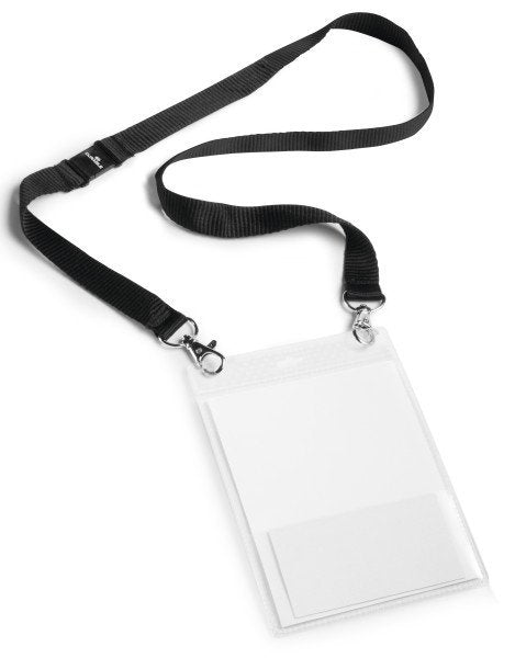 Durable Event-namensschild A6 With Tape Textil Duo 10 St Black