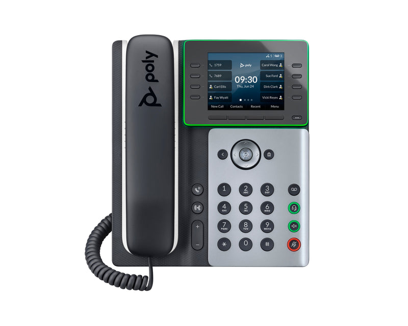 Poly Edge E300 Phone Voip With Id Llamadas/Llamada Espera 3VÍAS Capacity Llamadas Sip Sdp Replaces Poly SKU 22