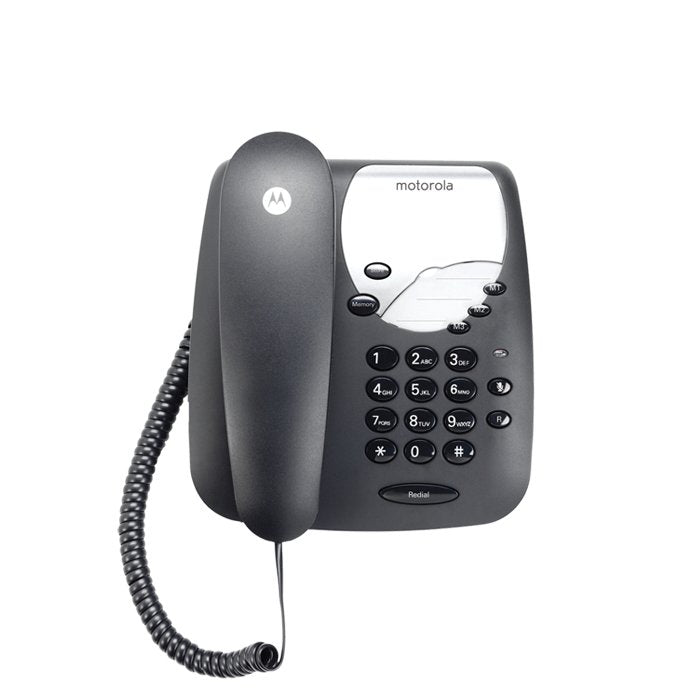 Motorola Telf. With Cable CT1 Black No Display/Rellamada/Función Mute/ Keys Memory 107CT1BLACK