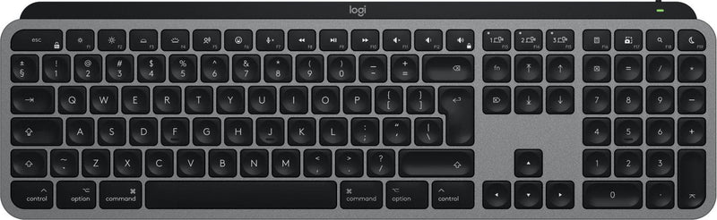 Logitech Keyboard English Mx Keys S For Mac Office RF Wireless + Bluetooth QWERTY Internacional Ee.uu. Alumini