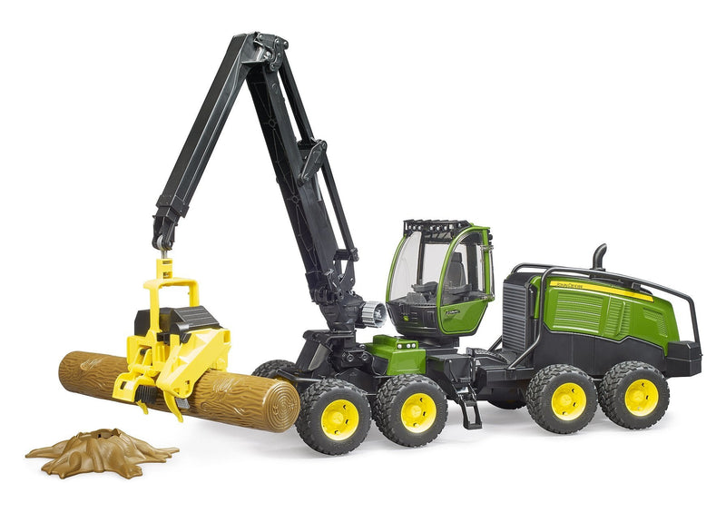 Cosechadora Brother John Deere 1270G, Green/Black Incl. Tronco Tree